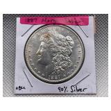 1887 MORGAN SILVER DOLLAR
