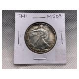 1941 WALKING LIBERTY HALF DOLLAR