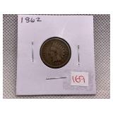 1862 INDIAN CENT