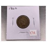 1862 INDIAN CENT