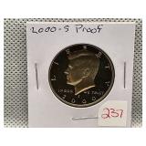2000-S KENNEDY HALF DOLLAR PROOF