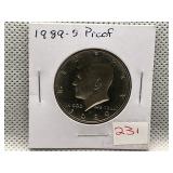 1989-S KENNEDY HALF DOLLAR PROOF