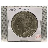 1903 MORGAN DOLLAR MS63