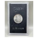 1882-CC GSA MORGAN SILVER DOLLAR WITH TONING IN