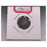 1900-S BARBER HEAD DIME