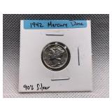 1942 MERCURY DIME