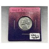 1945 JEFFERSON WAR NICKEL