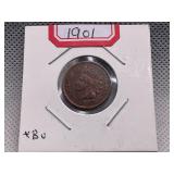 1901 INDIAN HEAD SMALL CENT