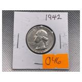 1942 WASHINGTON QUARTER