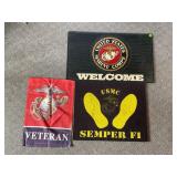 UNITED STATES MARINE CORP SEMPER FI FLOOR MATS &