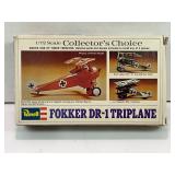 REVELL 1/72 SCALE FOKKER DR/1 TRI-PLANE MODEL -