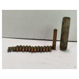 LOT OF ASSORTED AMMO - .22, 410, 20MM EMPTY