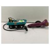 KENNER SUPER SONIC POWER VEHICLES WITH RIPCORD