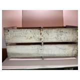SUNKIST ORANGES VINTAGE WOOD SHIPPING CRATE -