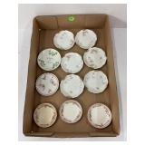 LOT OF 11 SMALL SAUCERS - ARKLEW (IRELAND),