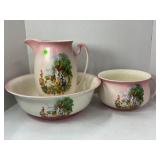 GLORIOUS DEVON WASH BASIN & PITCHER SET & MORE