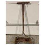 VINTAGE CAST IRON PUSH LAWN MOWER