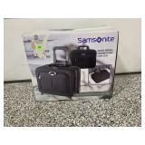 NEW SAMSONITE WHEELED BLACK BUSINESS CASE W/