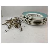 LOT OF 8 AVON CHRISTMAS PLATE SERIES 1973-1980