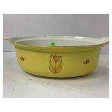 VINTAGE DRU HOLLAND #28 YELLOW OVAL CAST IRON