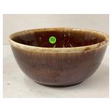 VINTAGE MCCOY #7028 POTTERY BROWN DRIP GLAZE 8"