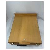 WOODEN PORTABLE ART EASEL W/ STORAGE DRAWER