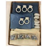 SET OF 10 PFALTZGRAFF YORKTOWN FOOTED NAPKIN