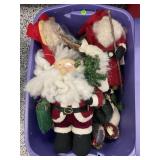 TOTE OF HOLIDAY DECORATIONS