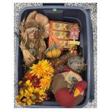 TOTE OF HOLIDAY DECORATIONS