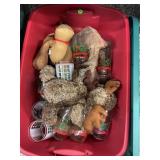 TOTE OF HOLIDAY DECORATIONS
