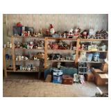 HUGE SELECTION OF KNICK NACKS, AVON, CANDY MOLDS,