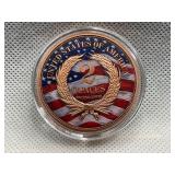 2 OZ. .999 FINE COPPER COLORIZED COPPER ROUND