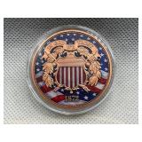 2 OZ. .999 FINE COPPER COLORIZED COPPER ROUND