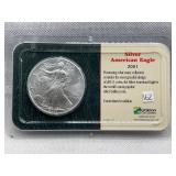2001 AMERICAN SILVER EAGLE - LITTLETON COIN CO.