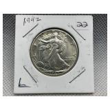 1942 WALKING LIBERTY HALF DOLLAR