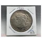 1922 PEACE DOLLAR