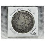 1883 MORGAN SILVER DOLLAR