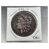 1883 O MORGAN SILVER DOLLAR