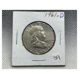 1961 D FRANKLIN HALF DOLLAR