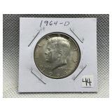 1964 D KENNEDY HALF DOLLAR