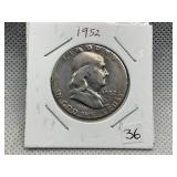 1952 FRANKLIN HALF DOLLAR