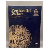 WHITMAN PRESIDENTIAL DOLLARS COIN FOLDER - 33
