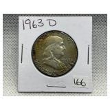 1963 D FRANKLIN HALF DOLLAR