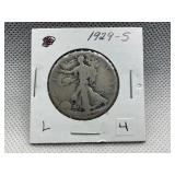 1929 S WALKING LIBERTY HALF DOLLAR