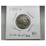 1921-S BUFFALO NICKEL