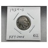1924-S BUFFALO NICKEL