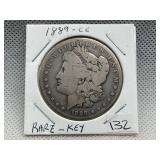 1889 CC MORGAN SILVER DOLLAR