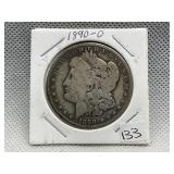 1890 O MORGAN SILVER DOLLAR