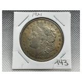 1921 MORGAN SILVER DOLLAR