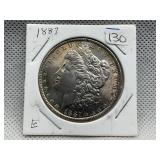 1887 MORGAN SILVER DOLLAR